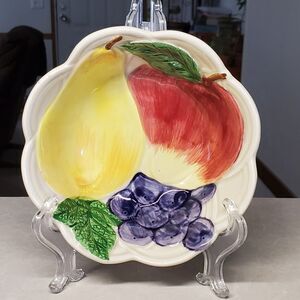 Otagiri Fruit Basket Fruit Dessert Sauce Bowl Embossed Basketweave